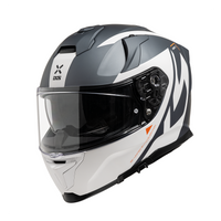 Rapid 2.0 Graphic Integralhelm - matt weiss-grau
