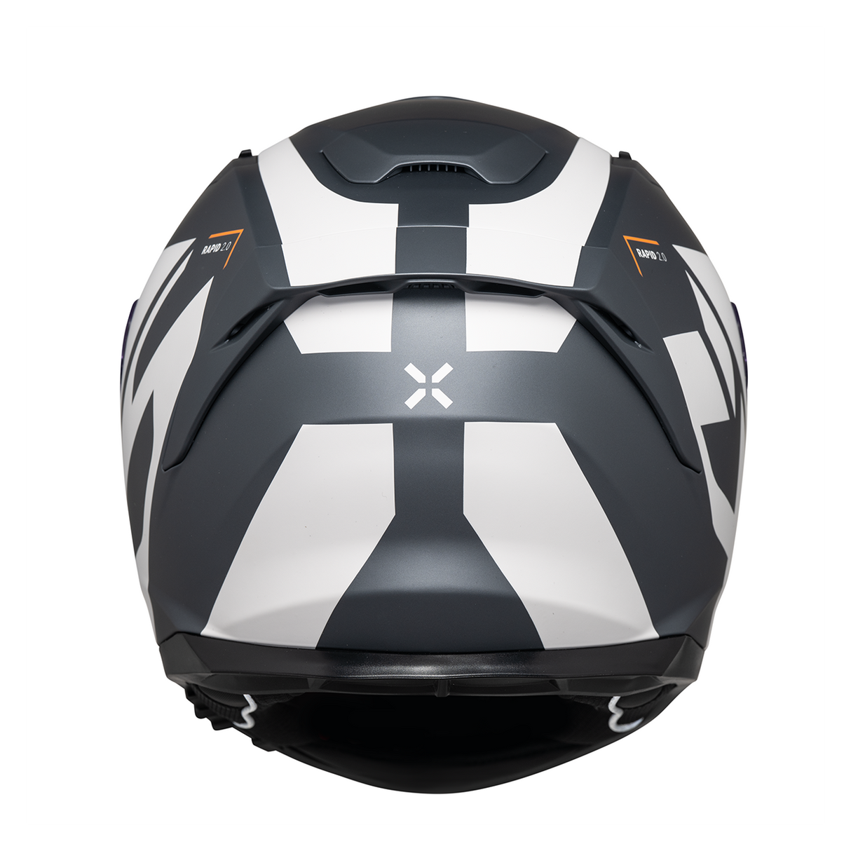 Rapid 2.0 Graphic Integralhelm - matt weiss-grau