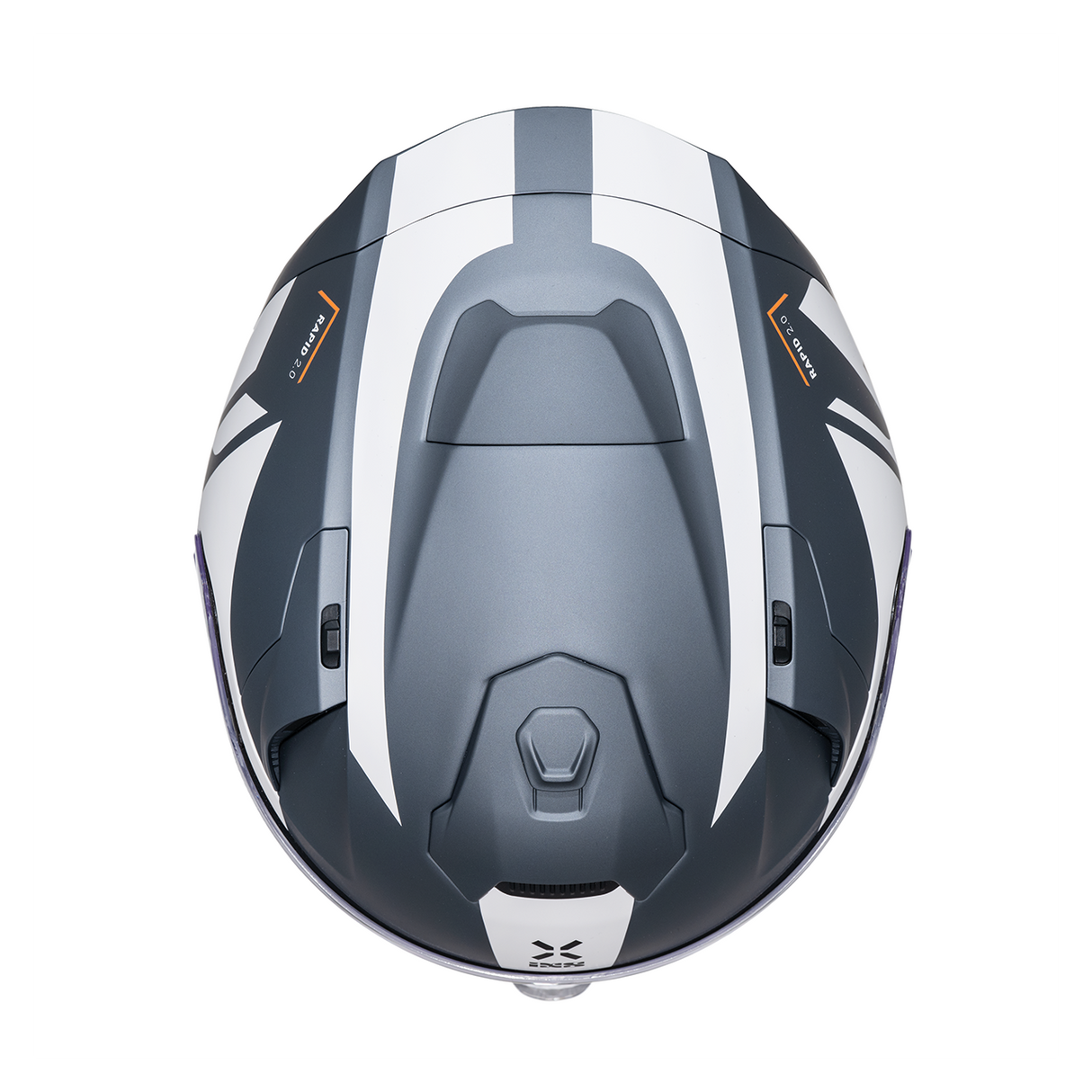 Rapid 2.0 Graphic Integralhelm - matt weiss-grau