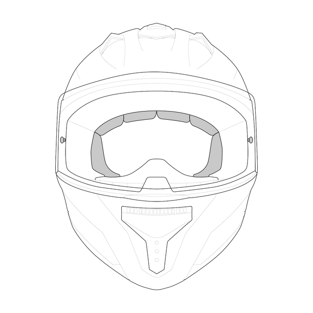 iXS-Rapid 2.0 FF Helmfutter - schwarz-01