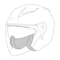 Rapid 1.0 OF Wangenpolster - schwarz