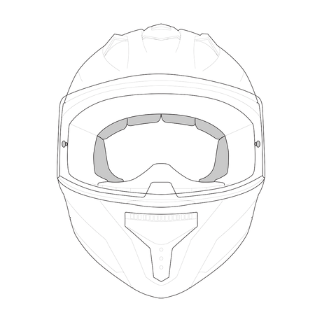 iXS-Rapid 1.0 OF Helmfutter - schwarz-01