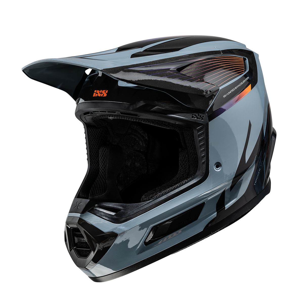 Trigger MX 1.0 Graphic MIPS Integralhelm - grau-schwarz