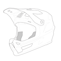 Trigger MX 1.0 FF Wangenpolster - schwarz