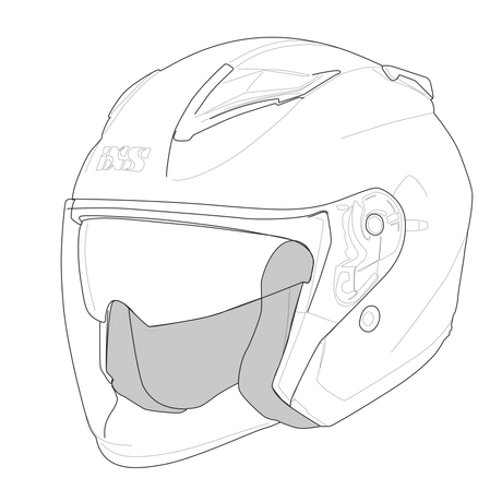 Wangenpolster iXS868 SV