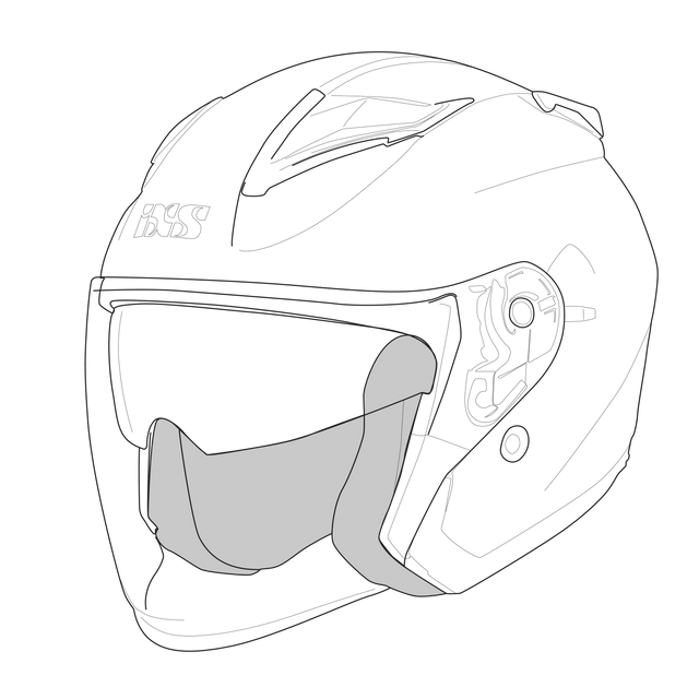 Wangenpolster iXS868 SV