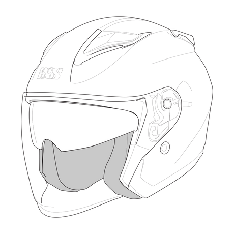 Helmfutter iXS868 SV