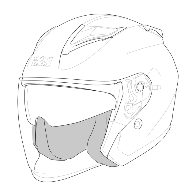 Helmfutter iXS868 SV