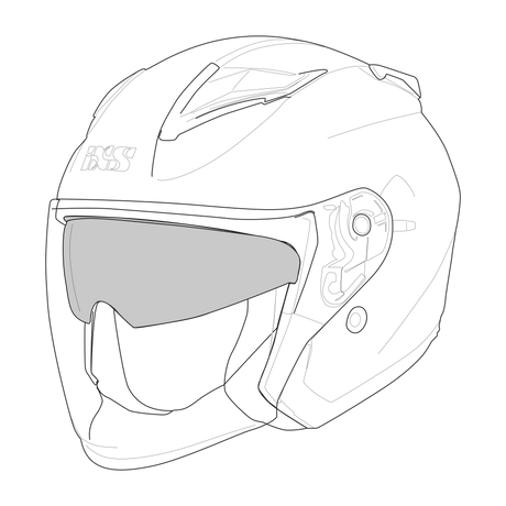 Sonnenblende iXS868 SV