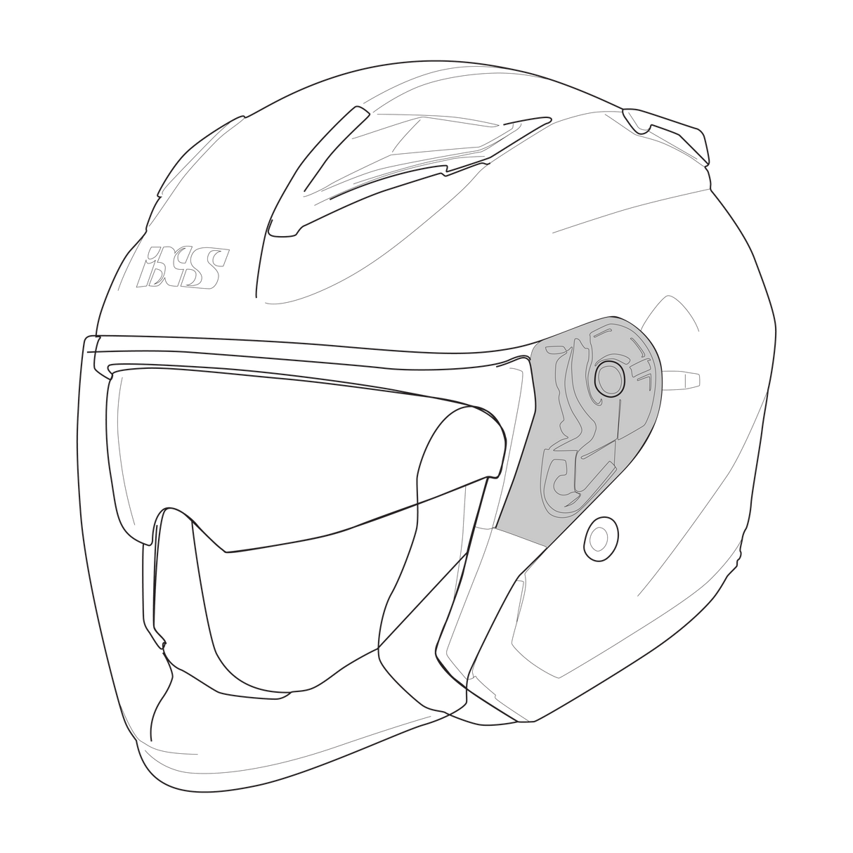 Visiermechanik KIT L+R iXS868 SV