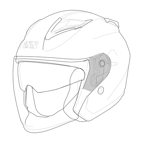 Visiermechanik KIT L+R iXS868 SV