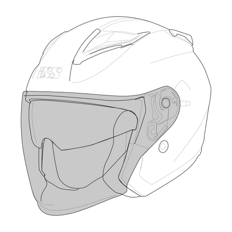 Visier iXS868 klar SV
