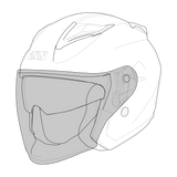 Visier iXS868 dunkel SV