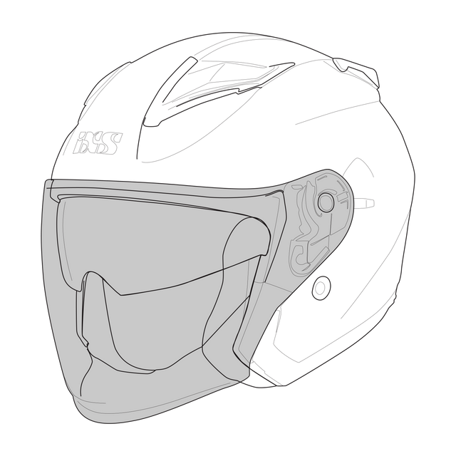 Visier iXS868 dunkel SV