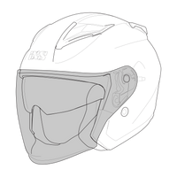 Visier iXS868 dunkel SV