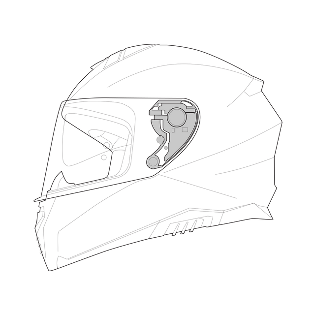 Visiermechanik iXS92 FG (22.06)