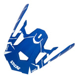Helmdach iXS361 blau matt-weiss