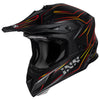 Casque de motocross iXS189FG 2.0 noir mat-rouge