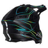 Motocross Helm iXS189FG 2.0 schwarz matt-gelb neon