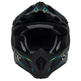 Motocross Helm iXS189FG 2.0 schwarz matt-gelb neon