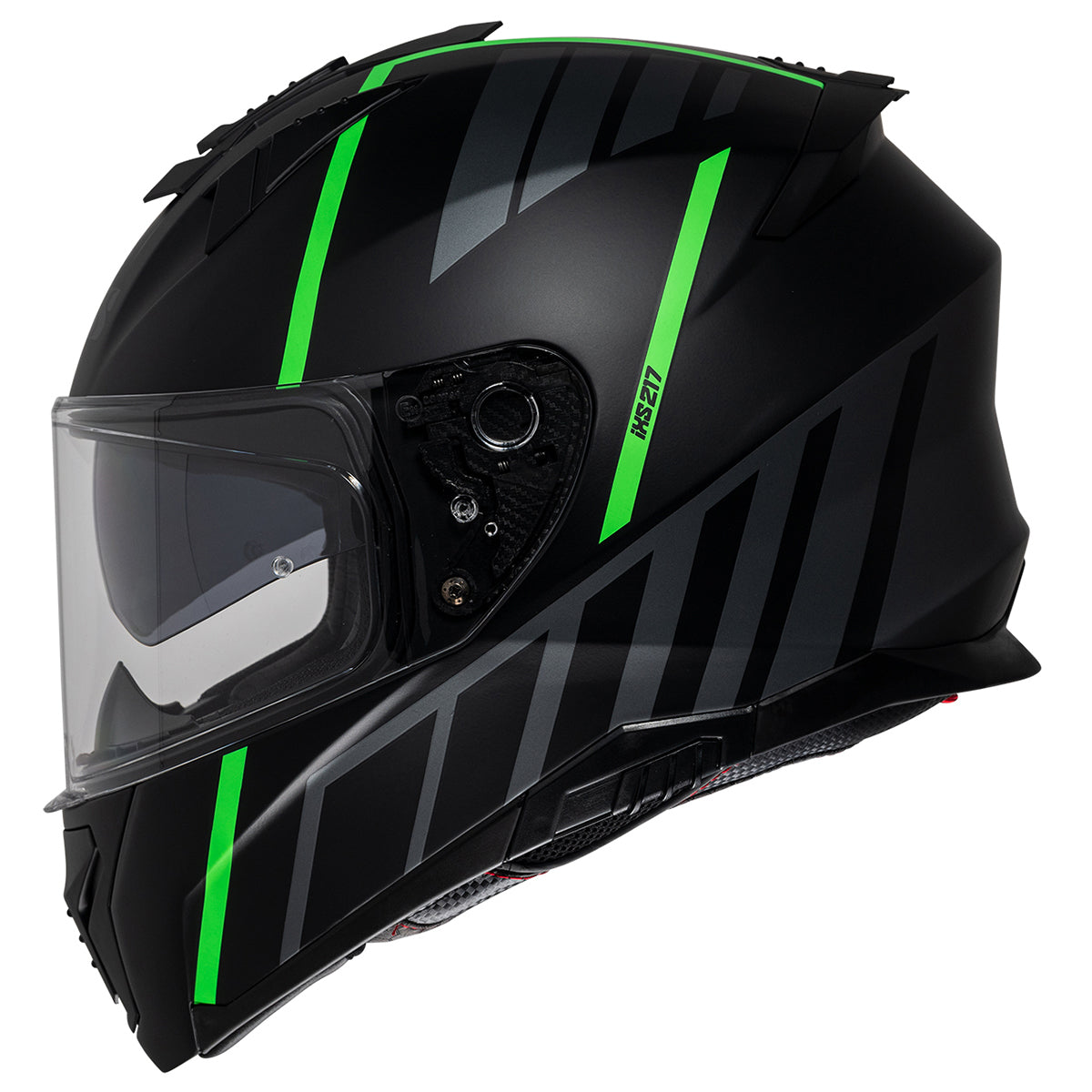 Integral Helmet iXS217 2.0 black matte-green neon