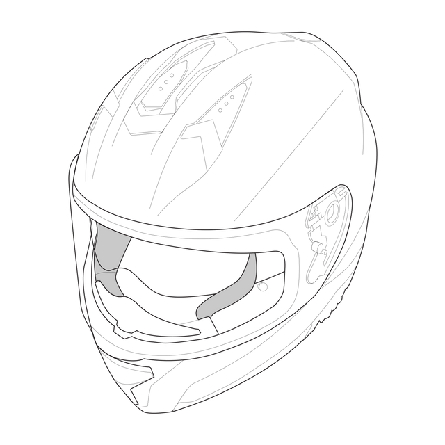 Wangenpolster iXS301