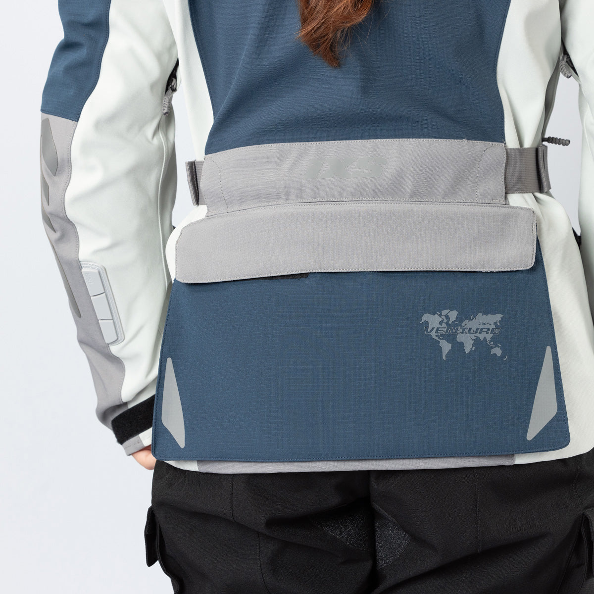 Damen Venture-STX 1.0 Laminatjacke blau-hellgrau