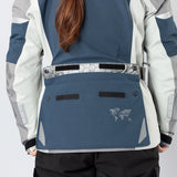 Damen Venture-STX 1.0 Laminatjacke blau-hellgrau
