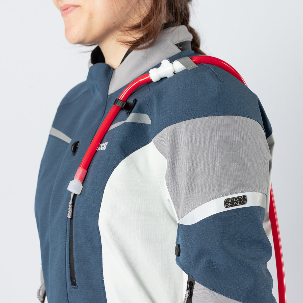 Damen Venture-STX 1.0 Laminatjacke blau-hellgrau