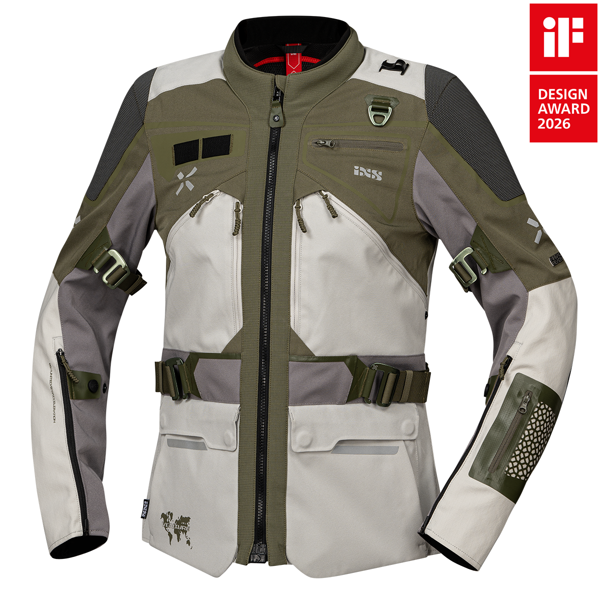 Damen Venture-Air 1.0 Jacke hellgrau-oliv