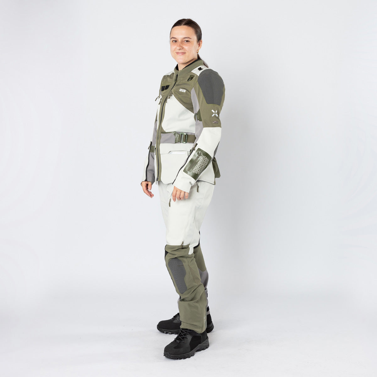 Damen Venture-Air 1.0 Jacke hellgrau-oliv