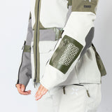 Damen Venture-Air 1.0 Jacke hellgrau-oliv