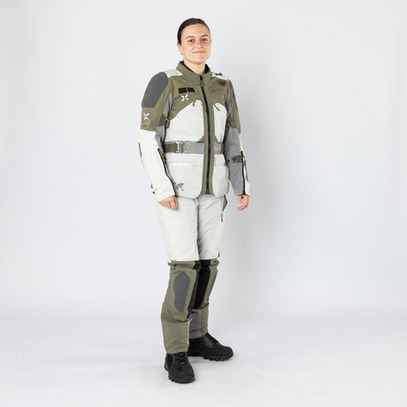 Damen Venture-Air 1.0 Hose hellgrau-oliv