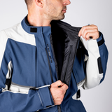 Tourster-STX 1.0 Laminatjacke - blau-cool grey