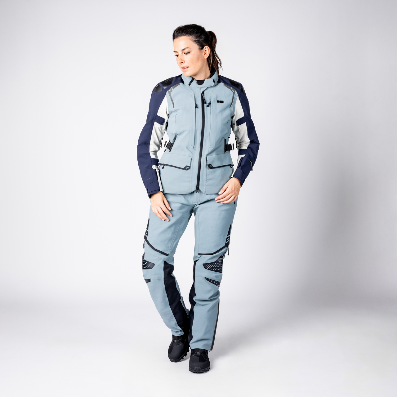 Tourster-STX 2.0 WMS Laminatjacke - dunkelblau-blau grau-cool grau