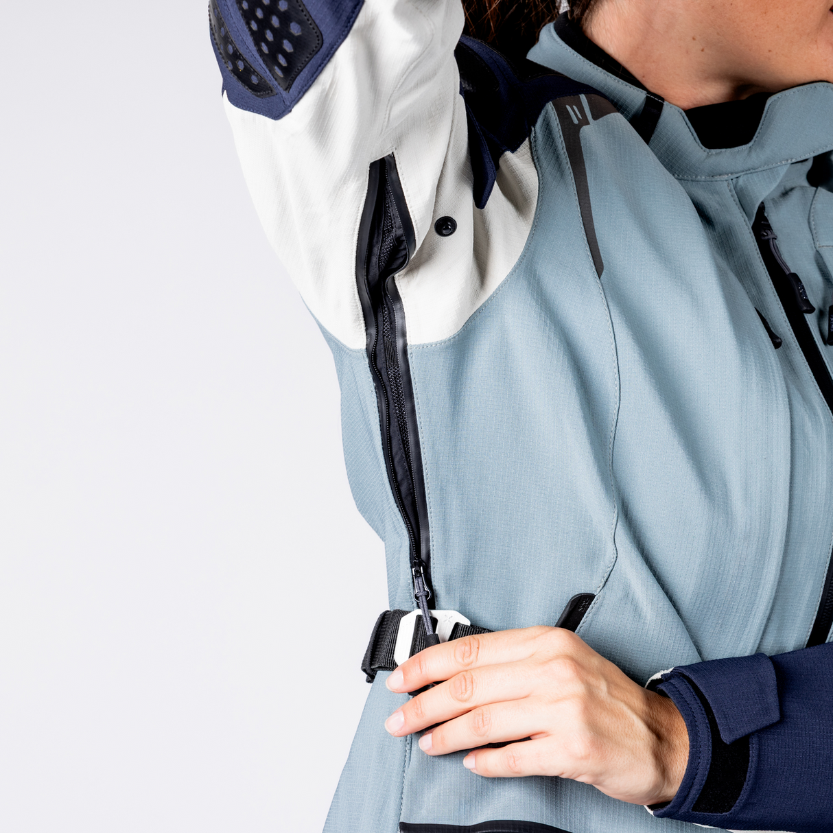 Tourster-STX 2.0 WMS Laminatjacke - dunkelblau-blau grau-cool grau