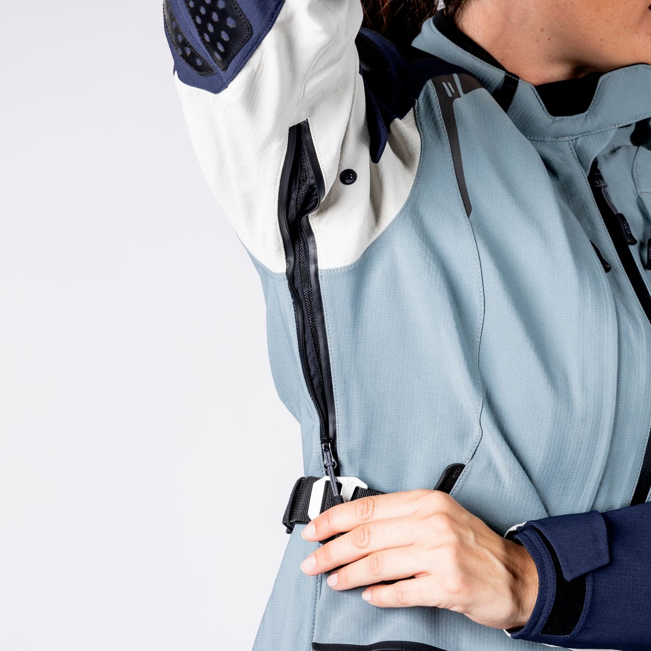 Tourster-STX 2.0 WMS Laminatjacke - dunkelblau-blau grau-cool grau