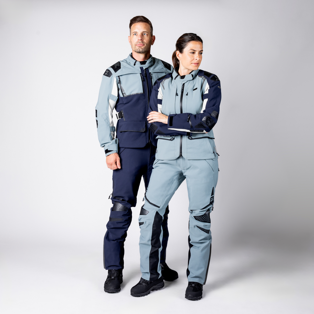 Tourster-STX 2.0 WMS Laminatjacke - dunkelblau-blau grau-cool grau