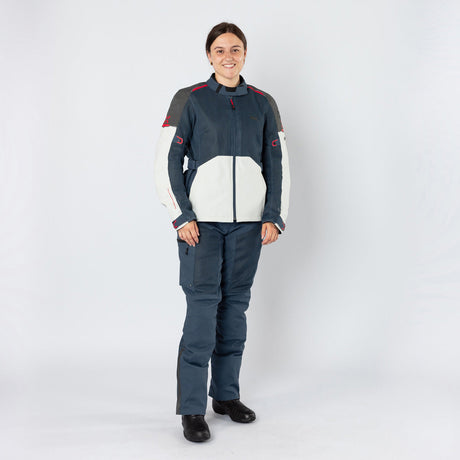 Damen Tourster-BigAir 1.0 Jacke hellgrau-blau-rot