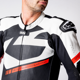 iXS-Ace 1.0 Lederkombi Einteiler - schwarz-weiss-rot-04