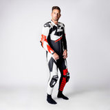 iXS-Ace 1.0 Lederkombi Einteiler - schwarz-weiss-rot-11