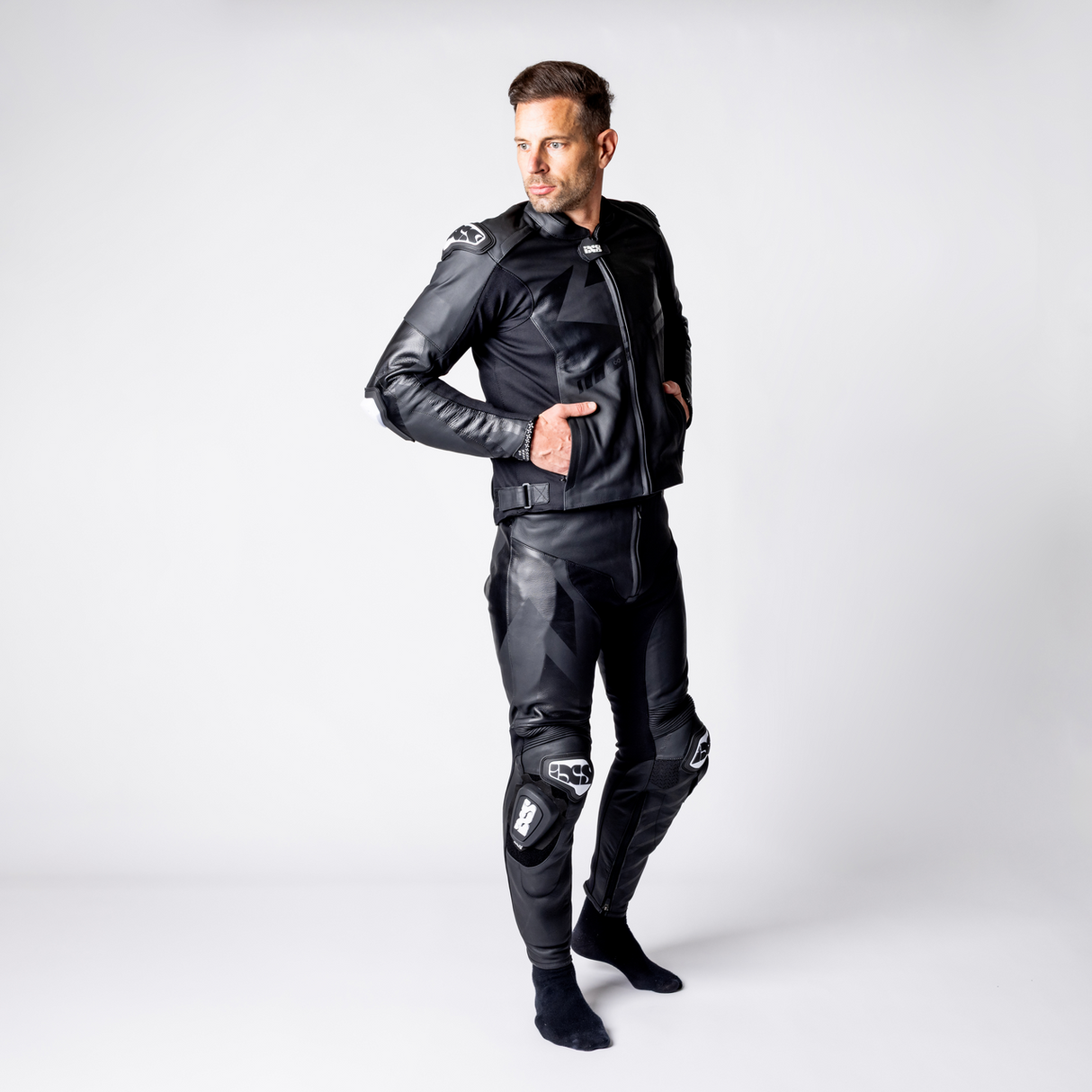 iXS-Ace 1.0 Lederkombi Zweiteiler - schwarz-09