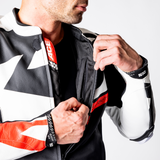 iXS-Ace 1.0 Lederkombi Zweiteiler - schwarz-weiss-rot-16