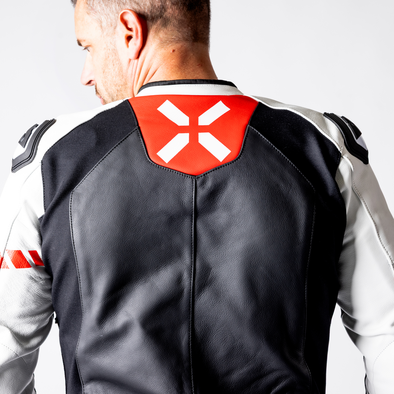 iXS-Ace 1.0 Lederkombi Zweiteiler - schwarz-weiss-rot-31