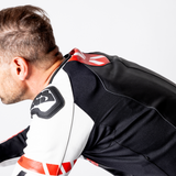 iXS-Ace 1.0 Lederkombi Zweiteiler - schwarz-weiss-rot-40