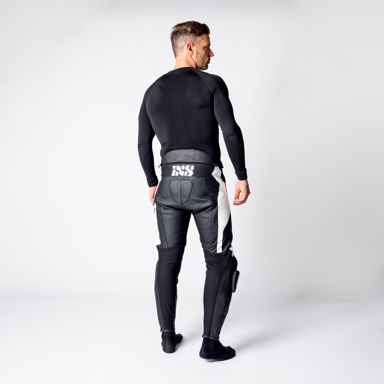 iXS-Ace 1.0 Lederkombi Zweiteiler - schwarz-weiss-rot-45