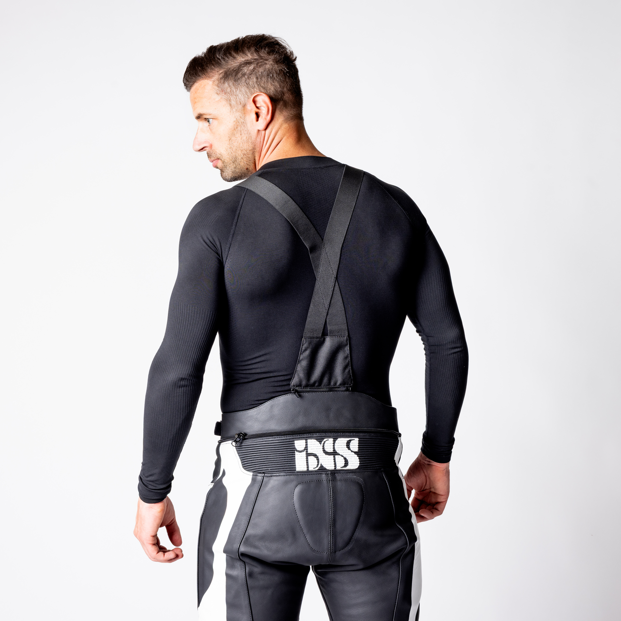 iXS-Ace 1.0 Lederkombi Zweiteiler - schwarz-weiss-rot-48