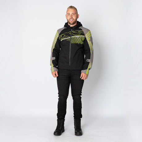 Rapid-STX 1.0 Laminatjacke anthrazit-lime