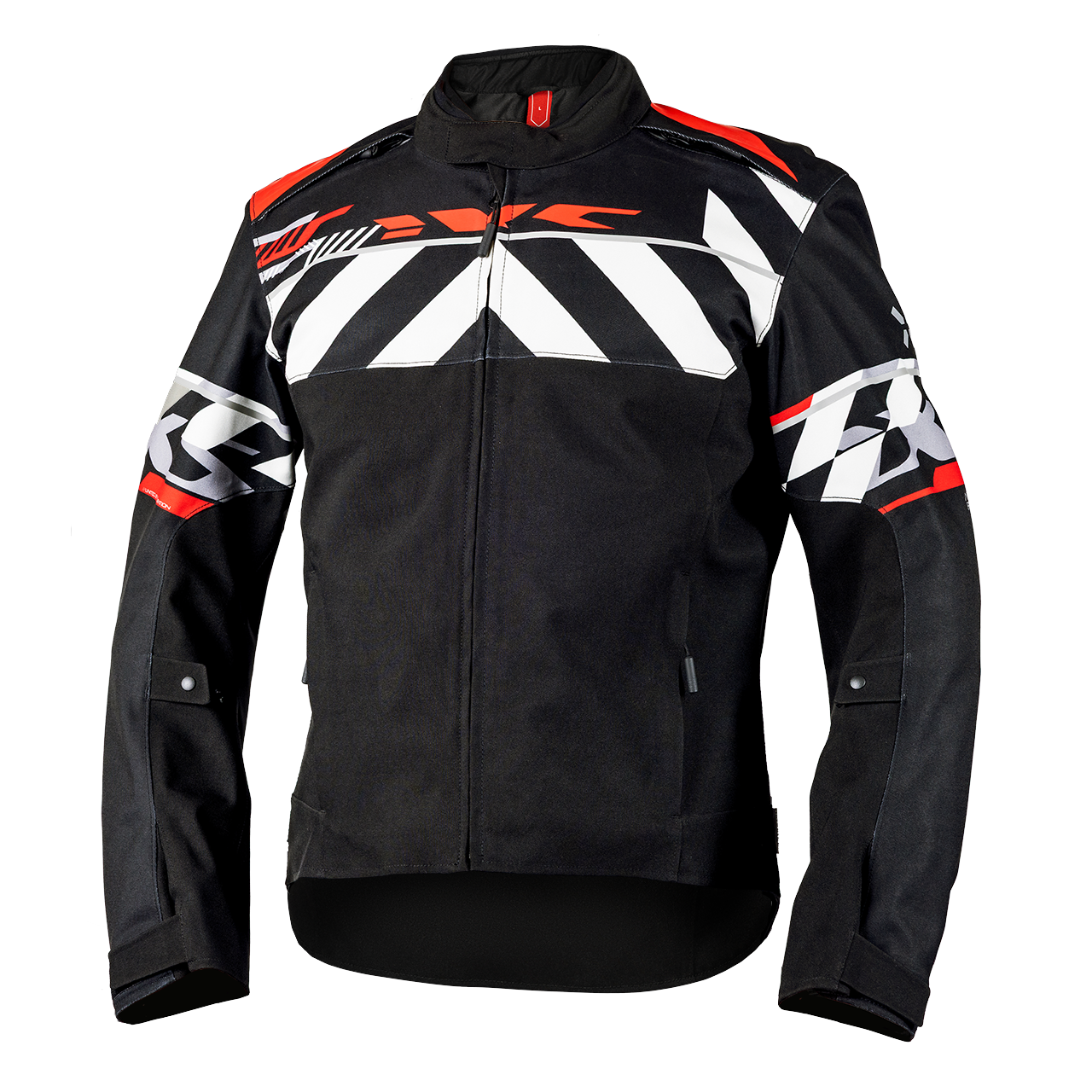 iXS-Rapid-STX 2.1 Laminatjacke - schwarz-rot-grau-01