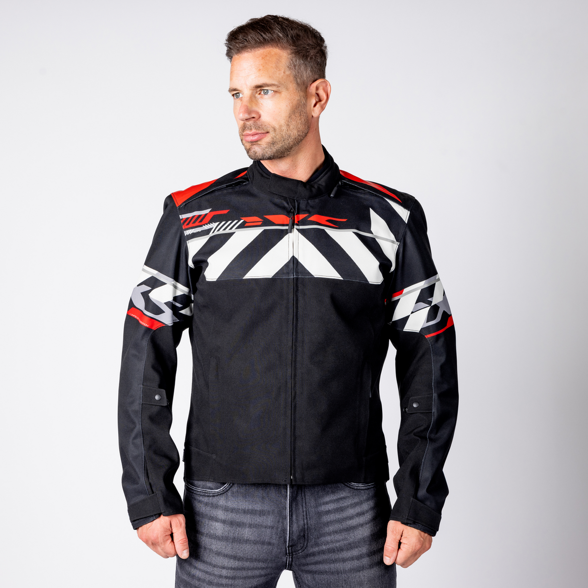 iXS-Rapid-STX 2.1 Laminatjacke - schwarz-rot-grau-08